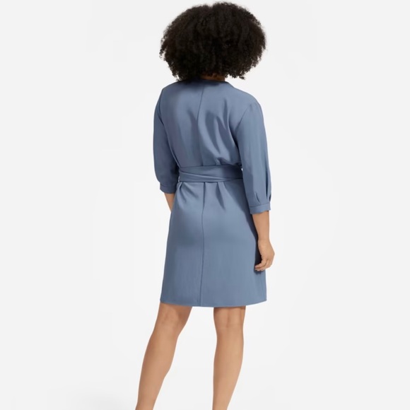 Everlane The Japanese GoWeave 3/4 Sleeve Mini Dress - Perfect Condition- Size 2 - Picture 3 of 7